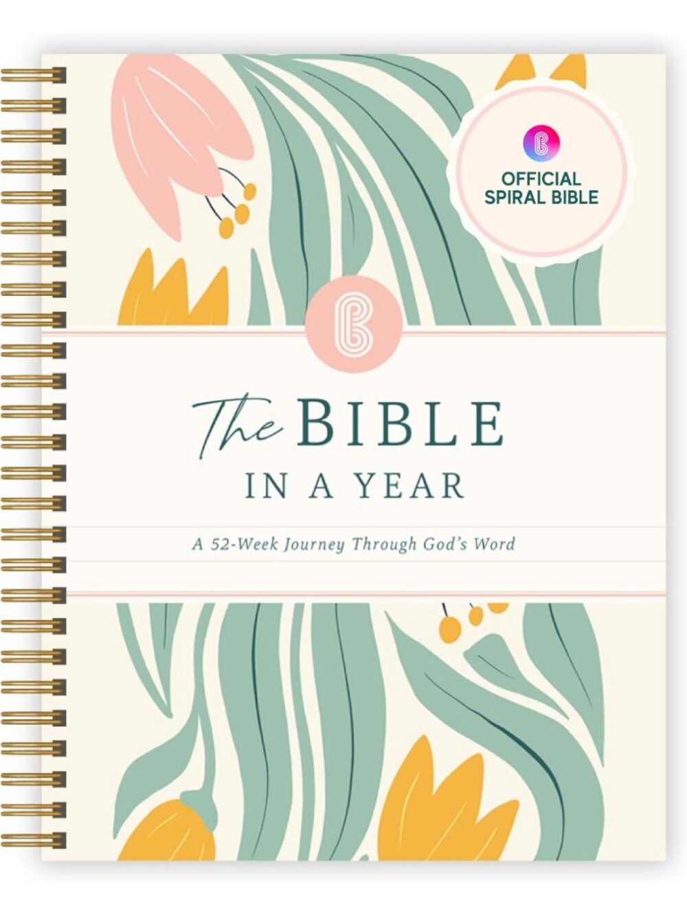 Spiral Bible Study Guide - 52 Weeks of Floral Inspiration for Daily Reflection